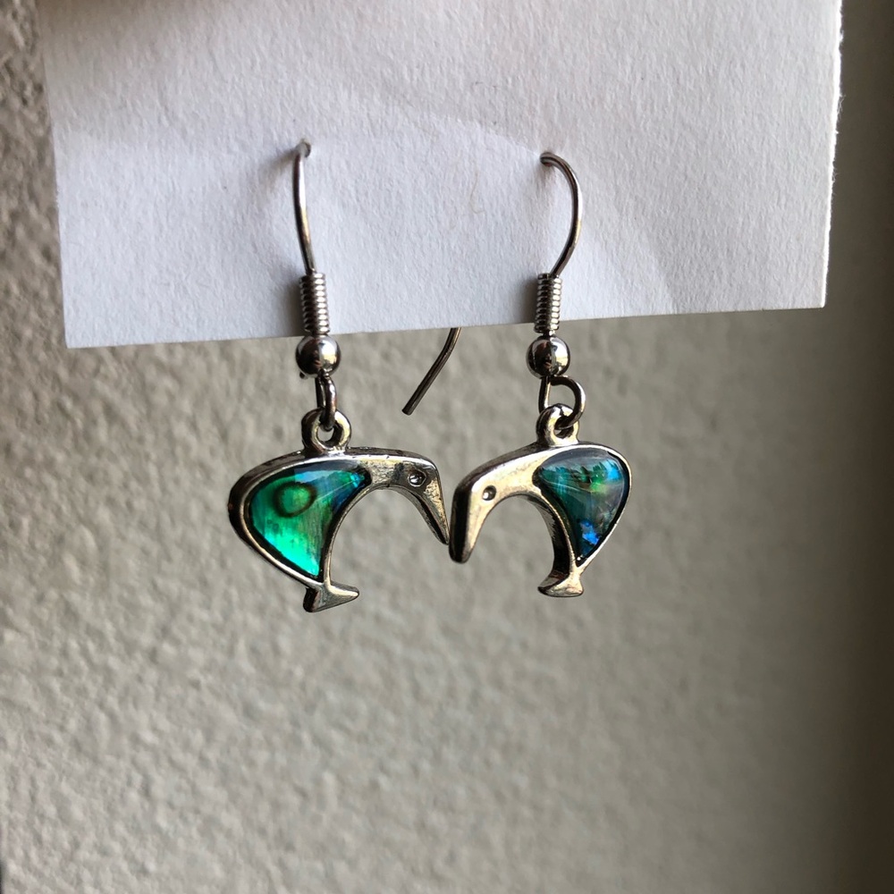 Kiwi bird New Zealand earrings